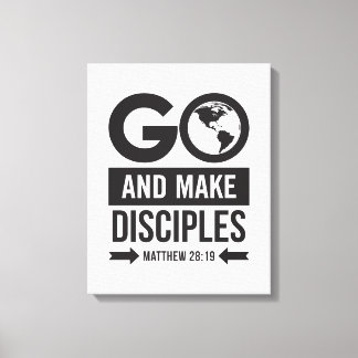 Matthew 28:19 canvas print