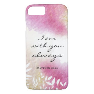 Matthew 28:20 I Am with You Always iPhone 8/7 Case