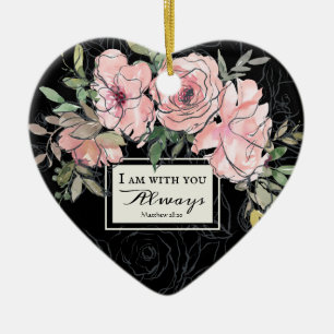 Matthew 28:20 I Am With You Always Christmas Ceramic Tree Decoration