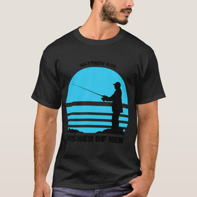 Matthew 4:19 Fisher T-Shirt (Front)