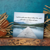Matthew 4:19 Jesus Said Follow Me Bible Verse