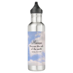 Matthew 5:13-14 You are the Light and Salt Sky 710 Ml Water Bottle