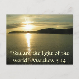 Matthew 5 :14 Postcard