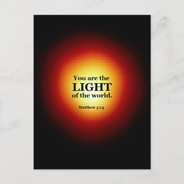Matthew 5:14 postcard (Front)