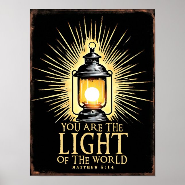 Matthew 5:14 poster (Front)