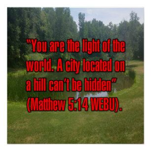 Matthew 5:14 WEBU Poster