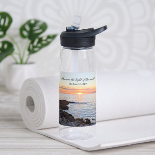 Matthew 5:14 You are the Light of the World Ocean Water Bottle