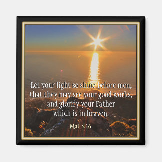 Matthew 5:16 scripture magnet