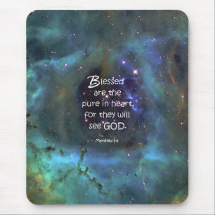 Matthew 5:8 mouse mat