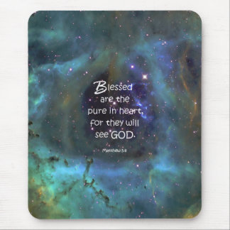 Matthew 5:8 mouse mat
