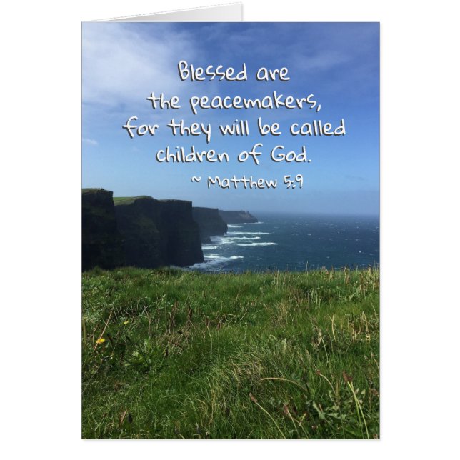 Matthew 5:9 Blessed are the Peacemakers, Ireland (Front)