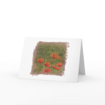 MATTHEW 6:28 - Greeting Card