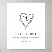 Matthew 6:33 Seek first the Kingdom of God