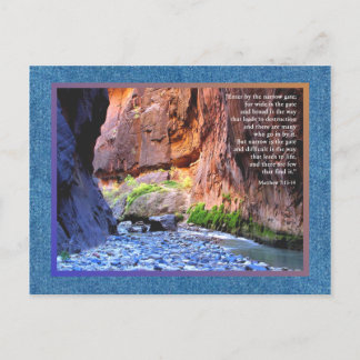 Matthew 7:13-14 Narrow Gate Cards