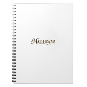 Matthew 7:15 notebook