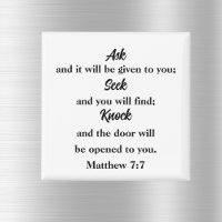Matthew 7:7 Ask Seek Knock Bible Verse