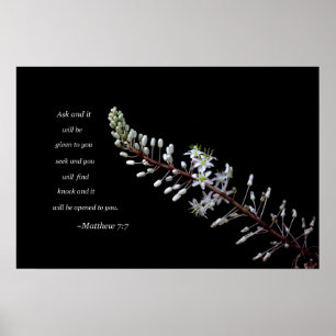 Matthew 7:7 poster