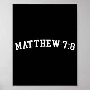 Matthew 7_8  poster