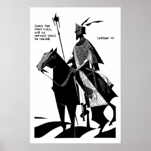 Matthew 8 8 Faith of the Centurion Art Print Speak
