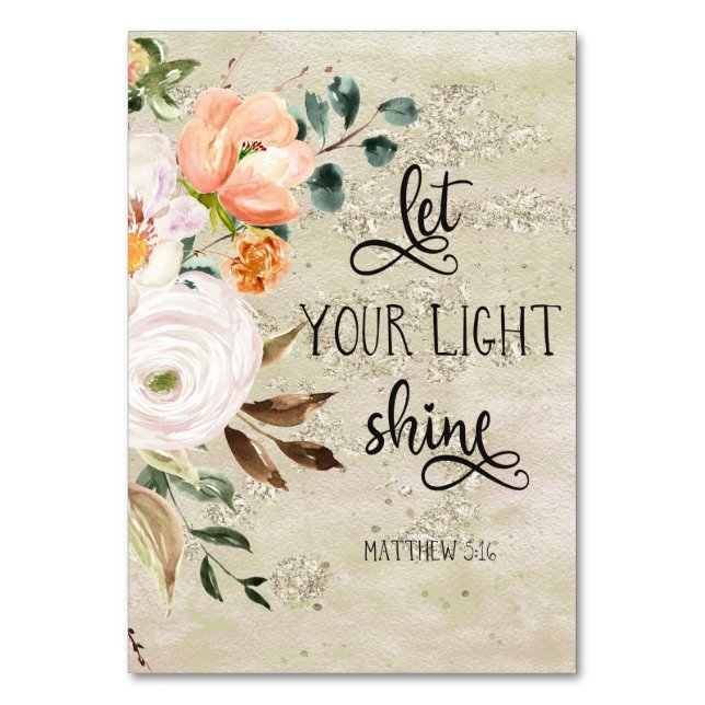 Matthew Bible Verse Card (Back)