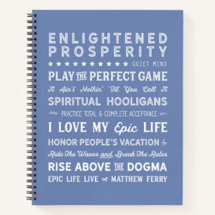 Matthew Ferry Words of Wisdom Notebook