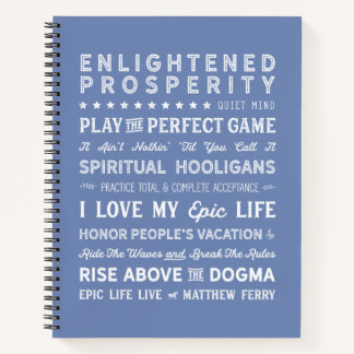Matthew Ferry Words of Wisdom Notebook