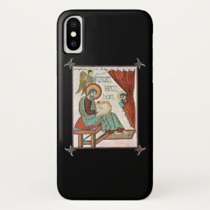 Matthew From Lindisfarne Mediaeval Manuscript iPhone X Case