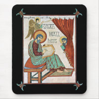 Matthew From Lindisfarne Mediaeval Manuscript