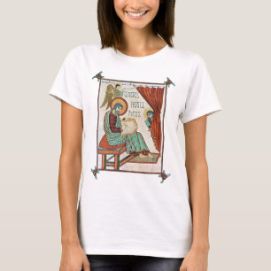 Matthew From Lindisfarne Mediaeval Manuscript T-Shirt