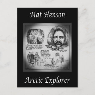 Matthew Henson ~ African-American Arctic Explorer~ Postcard