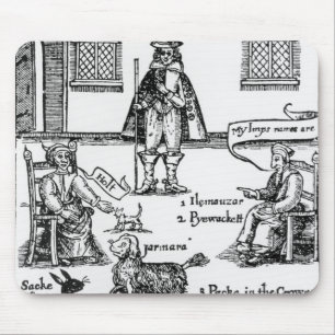 Matthew Hopkins, the Witchfinder General Mouse Mat