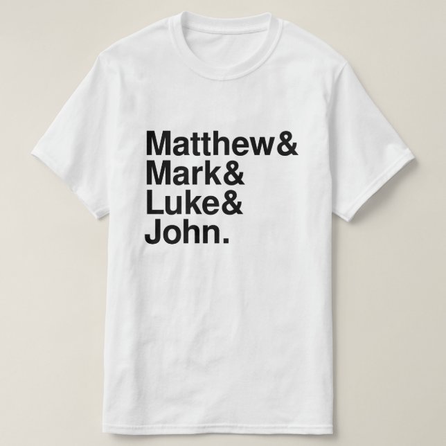 MATTHEW MARK LUKE JOHN T-Shirt (Design Front)