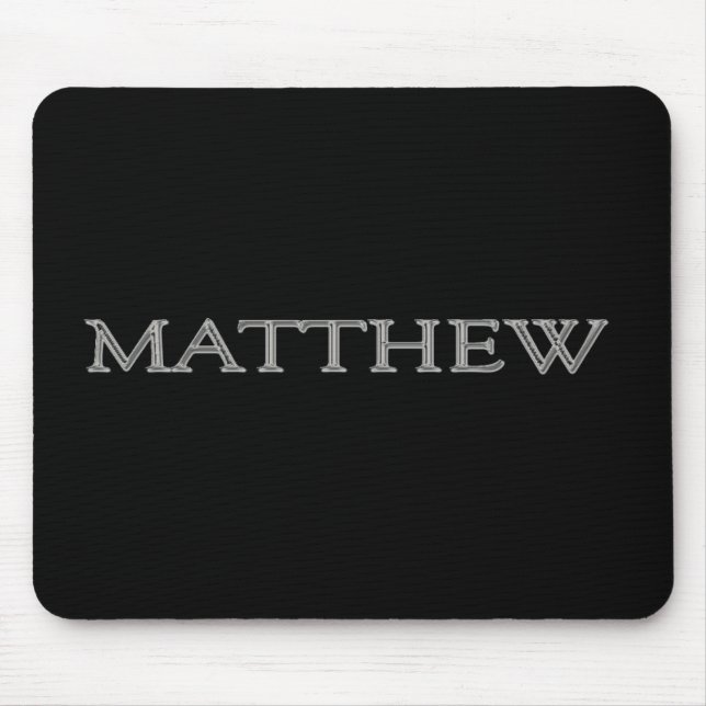 Matthew Personalised Name Mouse Mat (Front)