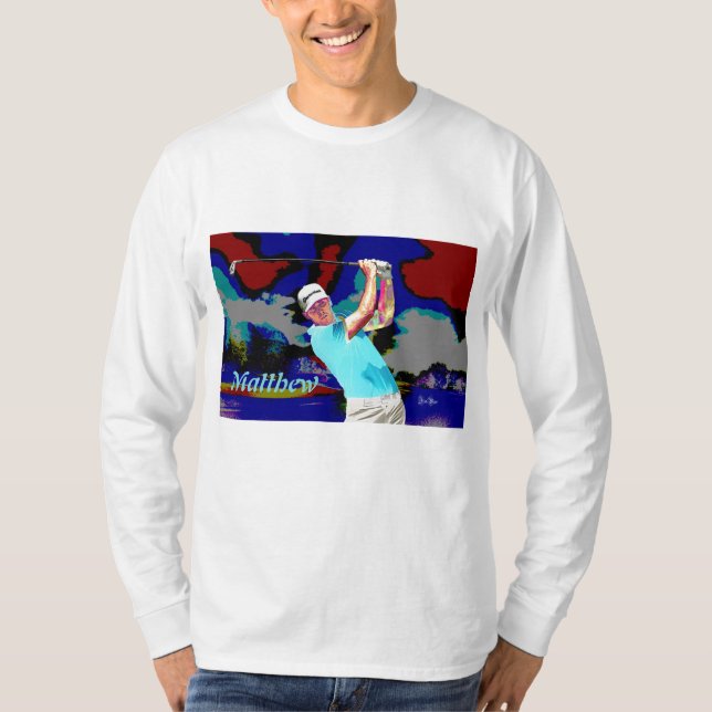 Matthew Wolff Long Round Golf Club T-Shirt (Front)