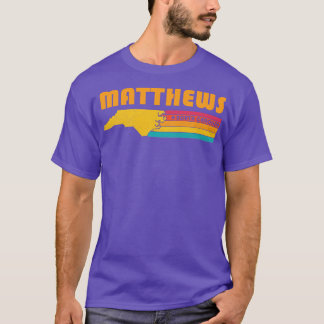 Matthews North olina Vintage Distressed Souvenir T-Shirt
