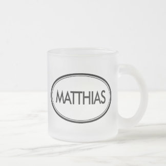 Matthias Frosted Glass Coffee Mug