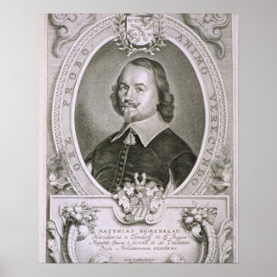 Matthias Mylonius Biorenklou (1607-71) from 'Portr Poster