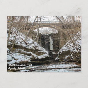 Matthiessen Illinois State Park Postcard