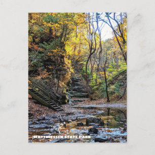 Matthiessen State Park, Utica Illinois Postcard