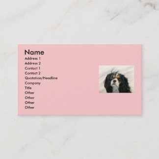Mattie the King Charles Cavalier Business Card