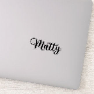 Matty Name - Handwritten Calligraphy