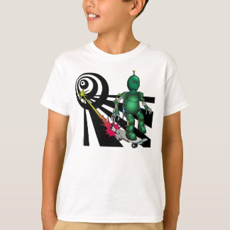 Mattzu the Skateboarding Robot T-shirt