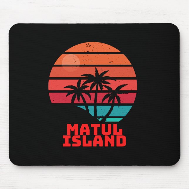 Matul Island Zombi Horror Movie Mouse Mat (Front)