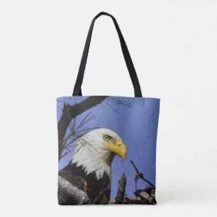 Mature Bald Eagle (2 Pics) Tote Bag