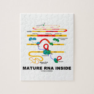 Mature RNA Inside Biology Humour Jigsaw Puzzle