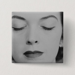 Mature Woman 2 15 Cm Square Badge