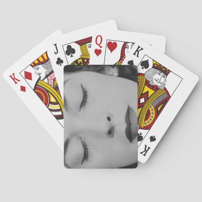 Mature Woman 2 Playing Cards (Back)