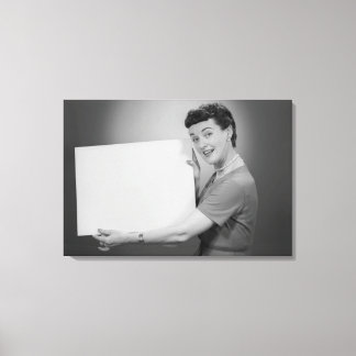 Mature Woman Canvas Print