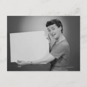 Mature Woman Postcard