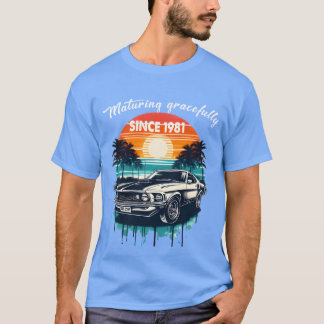 Maturing Gracefully Since 1981 Classic Caree frien T-Shirt
